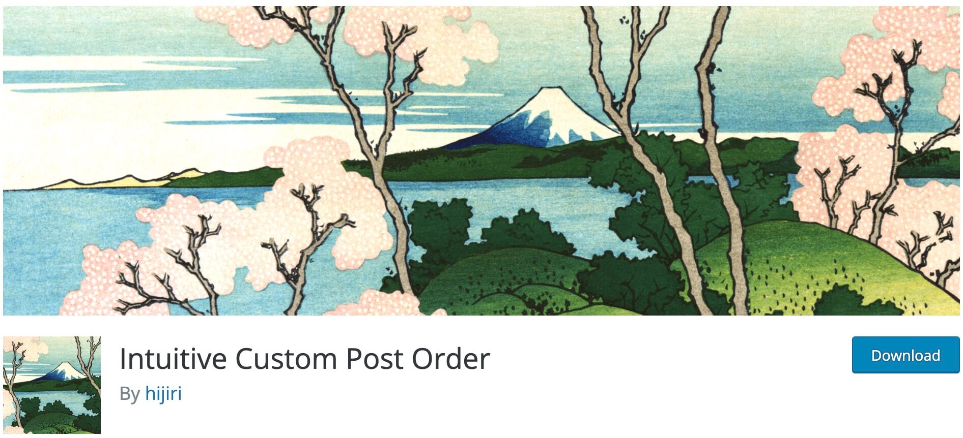 Intuitive Custom Post Order